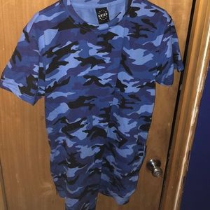 Blue camo shirt never worn